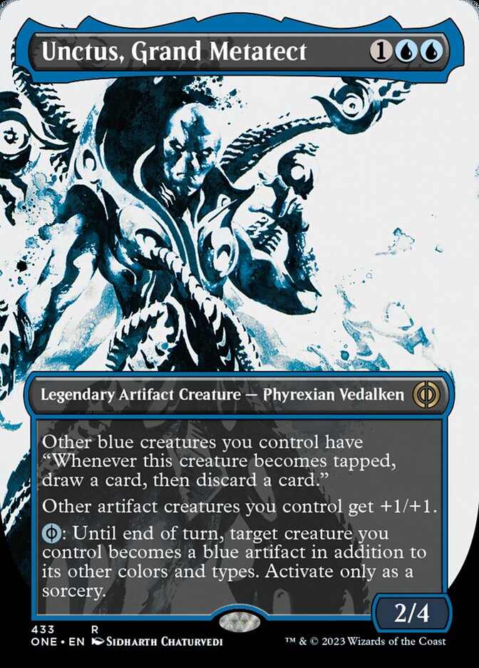 Unctus, Grand Metatect (Borderless Ichor Step-and-Compleat Foil) [Phyrexia: All Will Be One] | GrognardGamesBatavia
