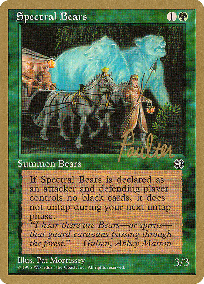 Spectral Bears (Preston Poulter) [Pro Tour Collector Set] | GrognardGamesBatavia