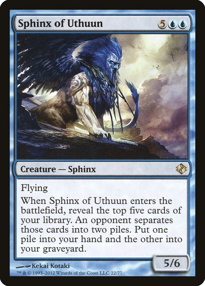 Sphinx of Uthuun [Duel Decks: Venser vs. Koth] | GrognardGamesBatavia