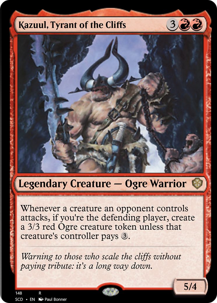 Kazuul, Tyrant of the Cliffs [Starter Commander Decks] | GrognardGamesBatavia