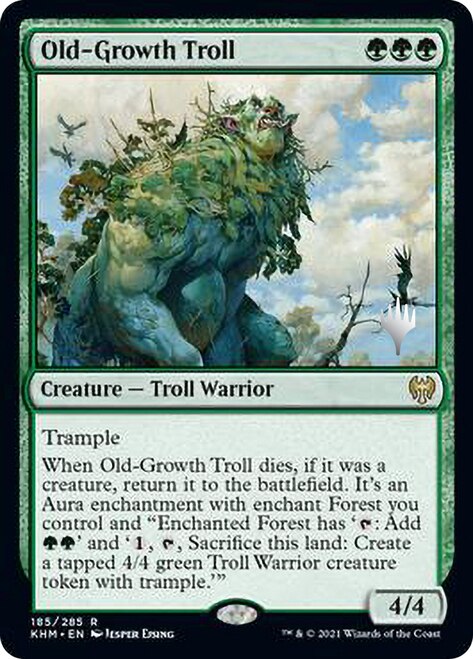 Old-Growth Troll (Promo Pack) [Kaldheim Promos] | GrognardGamesBatavia