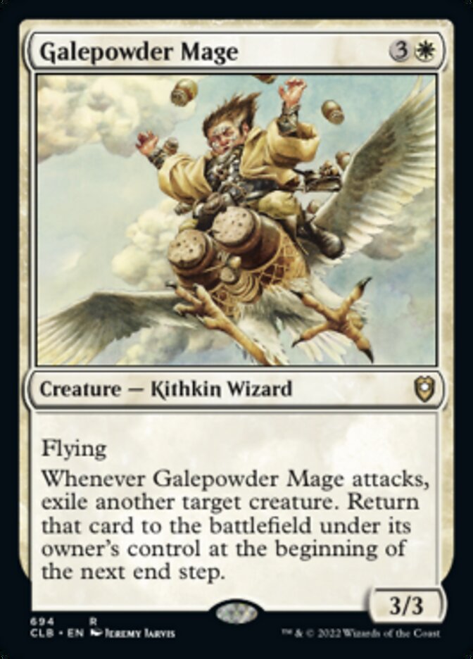 Galepowder Mage [Commander Legends: Battle for Baldur's Gate] | GrognardGamesBatavia