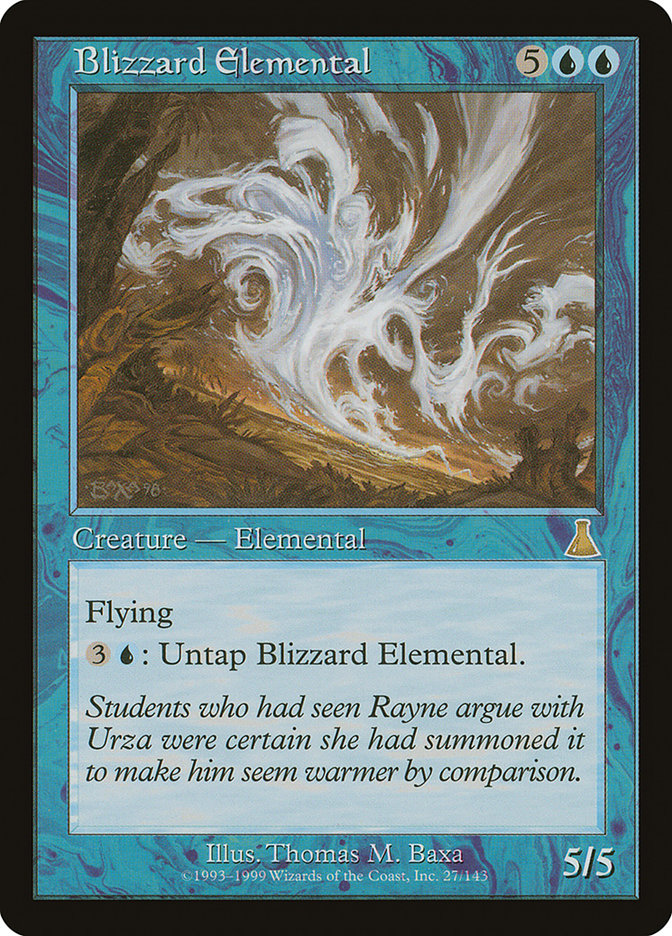 Blizzard Elemental [Urza's Destiny] | GrognardGamesBatavia
