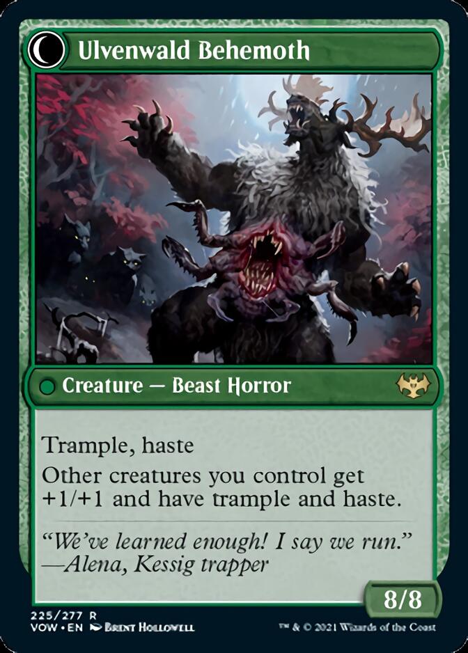 Ulvenwald Oddity // Ulvenwald Behemoth [Innistrad: Crimson Vow] | GrognardGamesBatavia