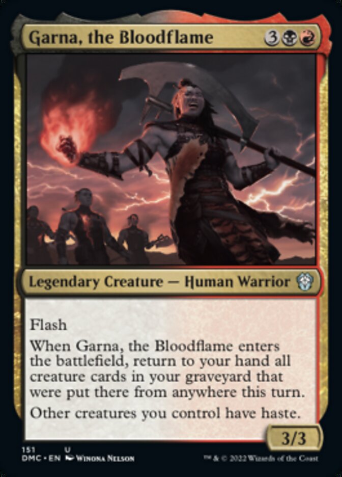 Garna, the Bloodflame [Dominaria United Commander] | GrognardGamesBatavia