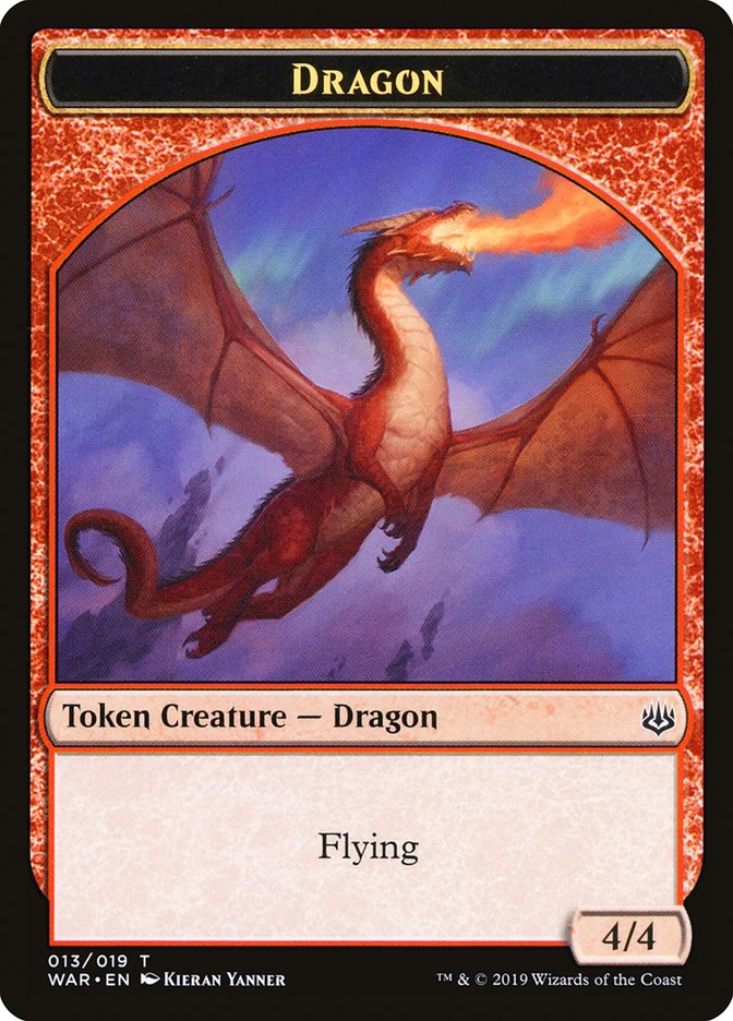 Dragon Token [War of the Spark Tokens] | GrognardGamesBatavia