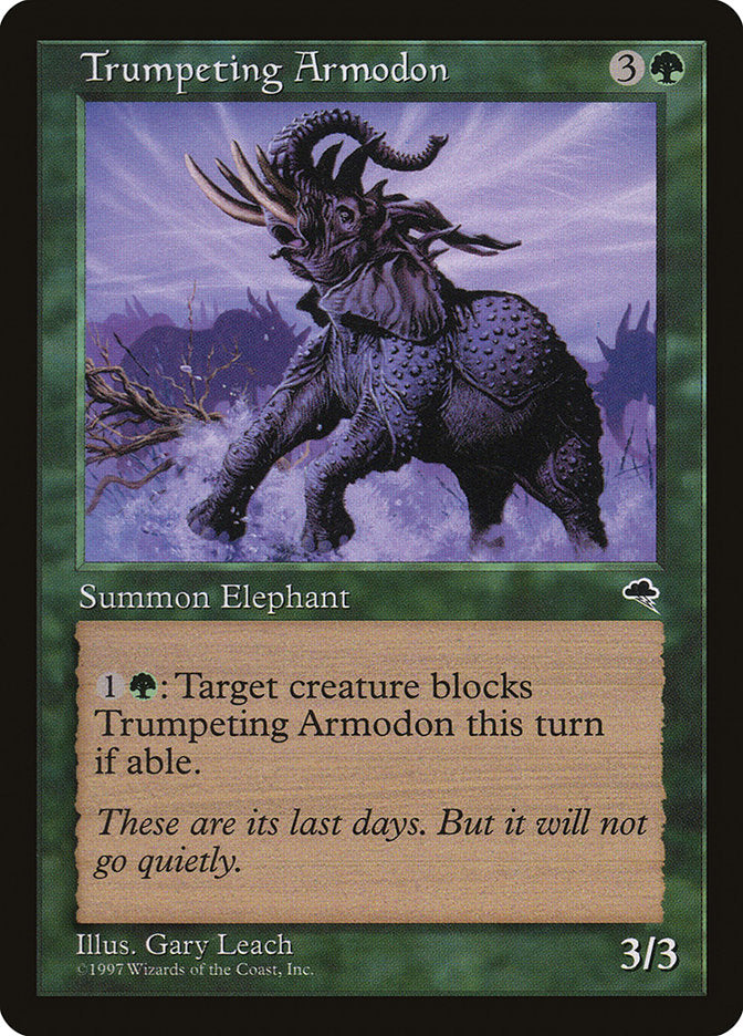 Trumpeting Armodon [Tempest] | GrognardGamesBatavia