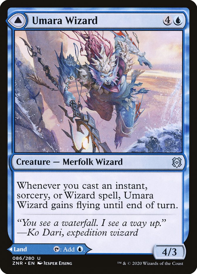 Umara Wizard // Umara Skyfalls [Zendikar Rising] | GrognardGamesBatavia