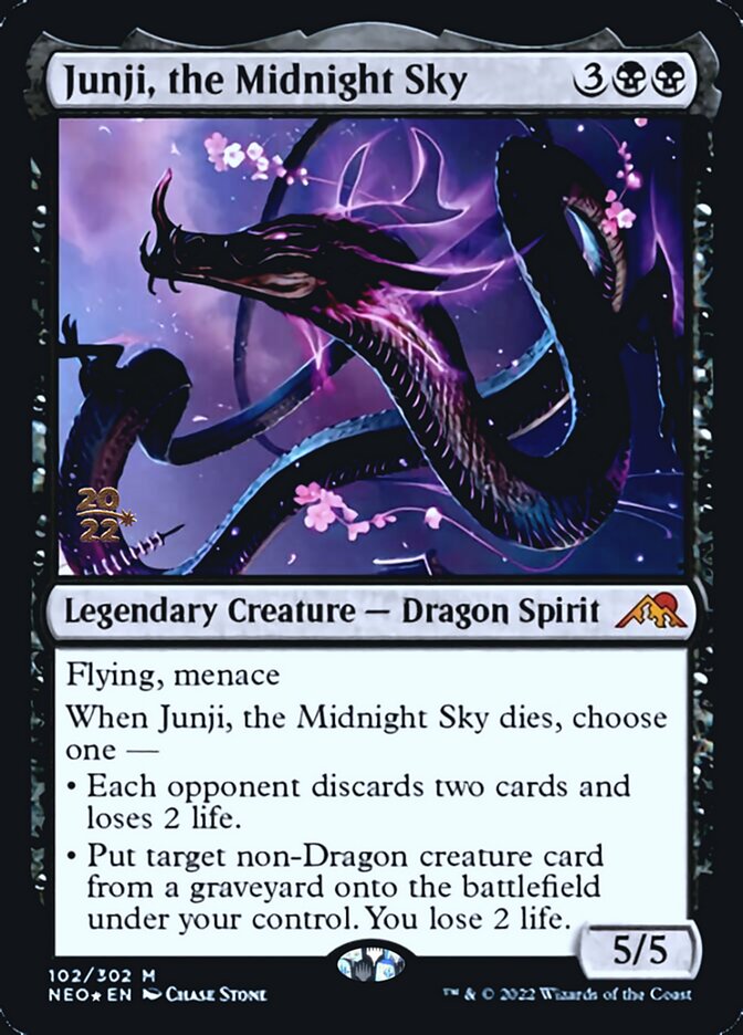 Junji, the Midnight Sky [Kamigawa: Neon Dynasty Prerelease Promos] | GrognardGamesBatavia