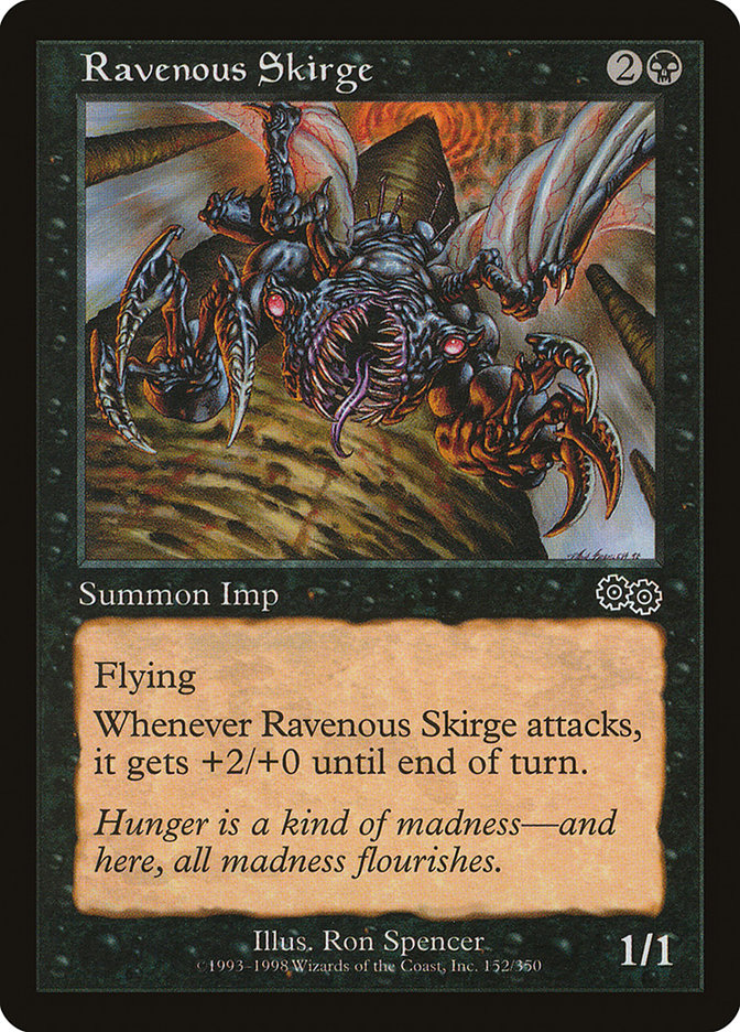 Ravenous Skirge [Urza's Saga] | GrognardGamesBatavia