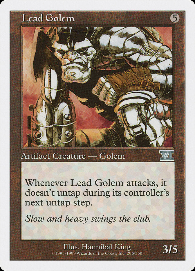 Lead Golem [Classic Sixth Edition] | GrognardGamesBatavia