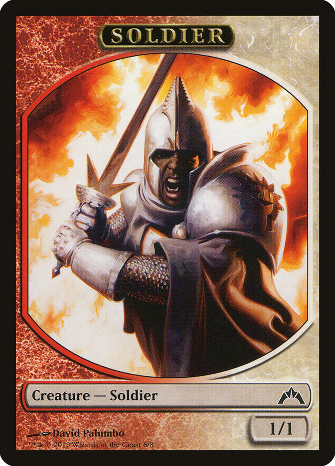 Soldier Token [Gatecrash Tokens] | GrognardGamesBatavia