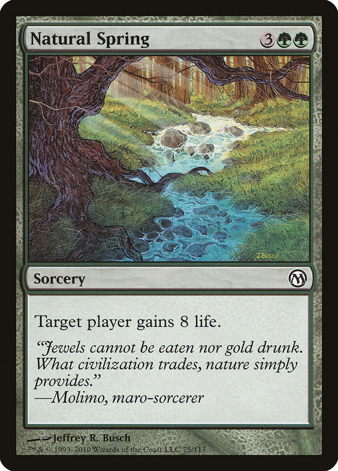 Natural Spring [Duels of the Planeswalkers] | GrognardGamesBatavia