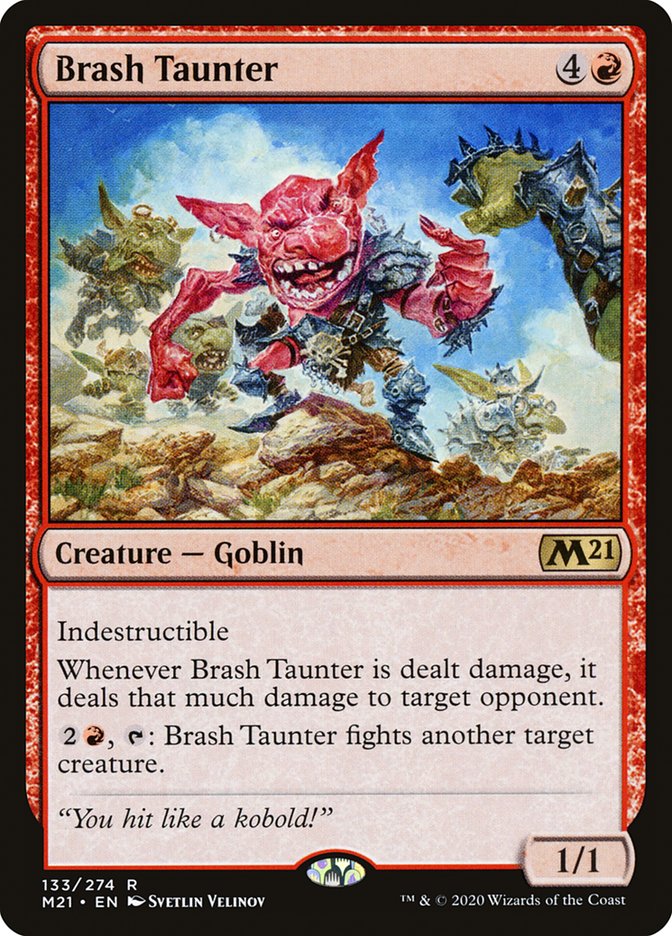 Brash Taunter [Core Set 2021] | GrognardGamesBatavia