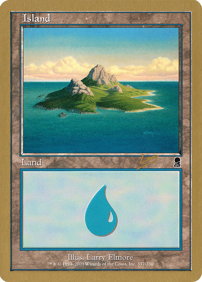 Island (rl337) (Raphael Levy) [World Championship Decks 2002] | GrognardGamesBatavia