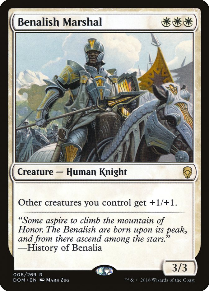 Benalish Marshal [Dominaria] | GrognardGamesBatavia