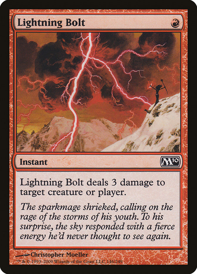 Lightning Bolt [Magic 2010] | GrognardGamesBatavia