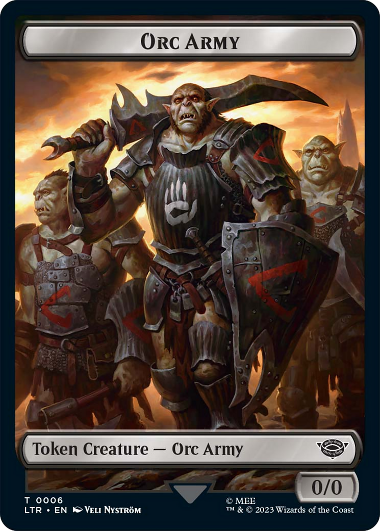 Food (11) // Orc Army (06) Double-Sided Token [The Lord of the Rings: Tales of Middle-Earth Tokens] | GrognardGamesBatavia