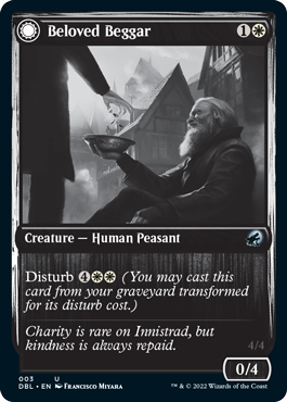 Beloved Beggar // Generous Soul [Innistrad: Double Feature] | GrognardGamesBatavia