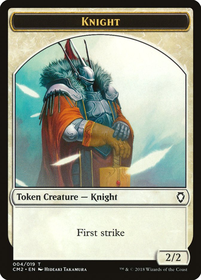 Knight Token [Commander Anthology Volume II Tokens] | GrognardGamesBatavia