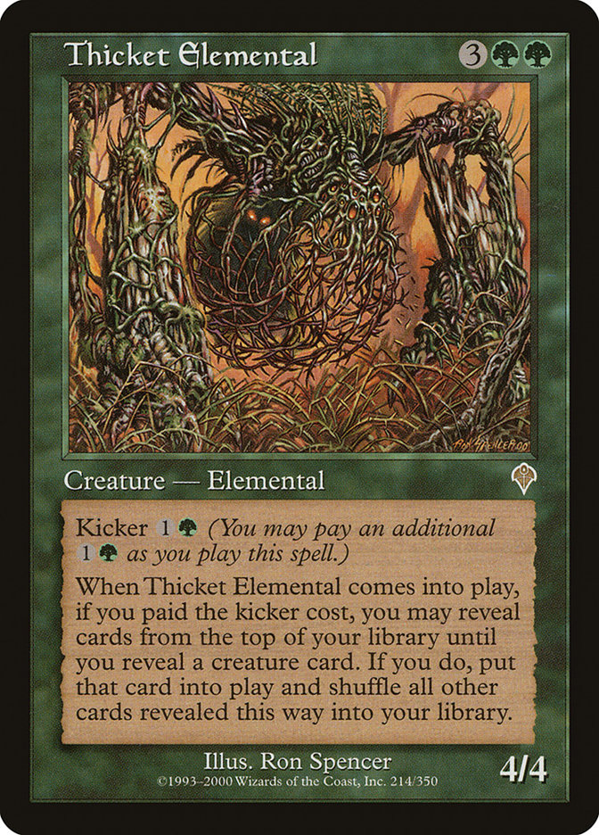 Thicket Elemental [Invasion] | GrognardGamesBatavia