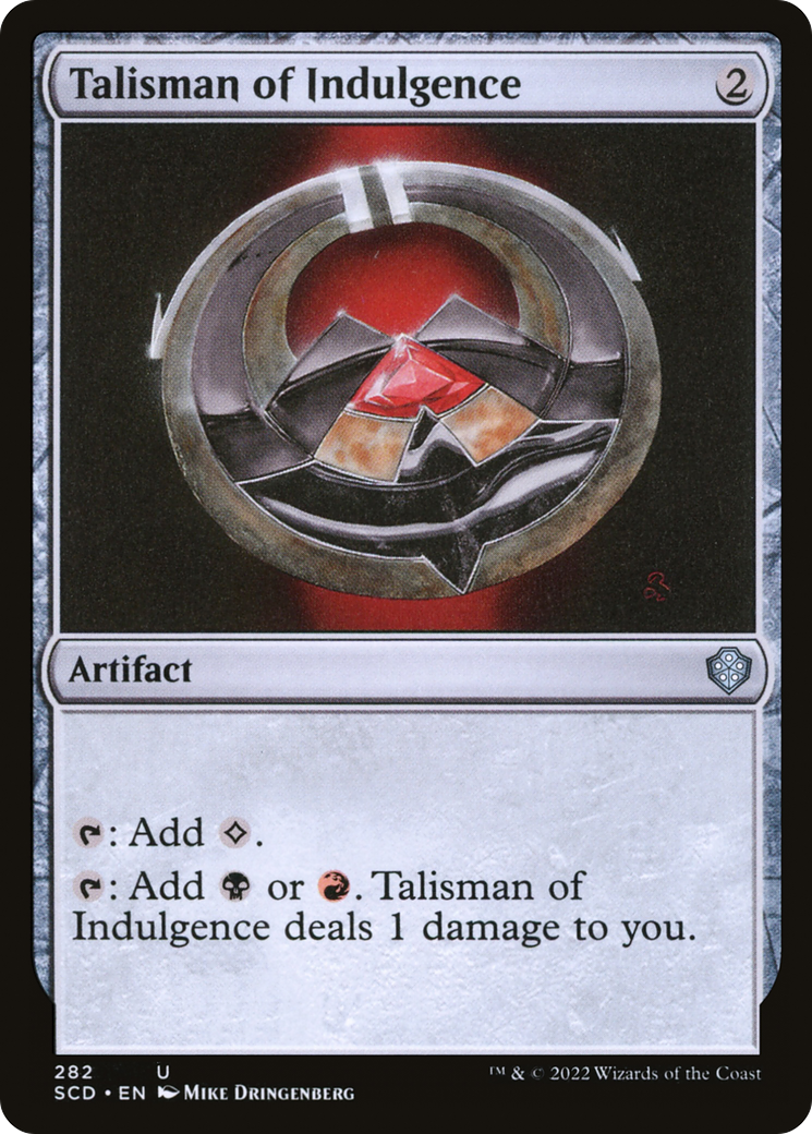 Talisman of Indulgence [Starter Commander Decks] | GrognardGamesBatavia