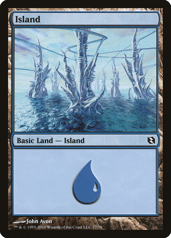 Island (77) [Duel Decks: Elspeth vs. Tezzeret] | GrognardGamesBatavia