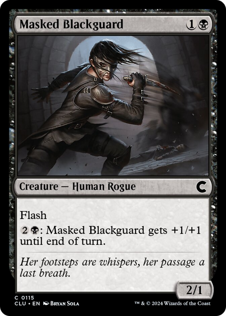 Masked Blackguard [Ravnica: Clue Edition] | GrognardGamesBatavia