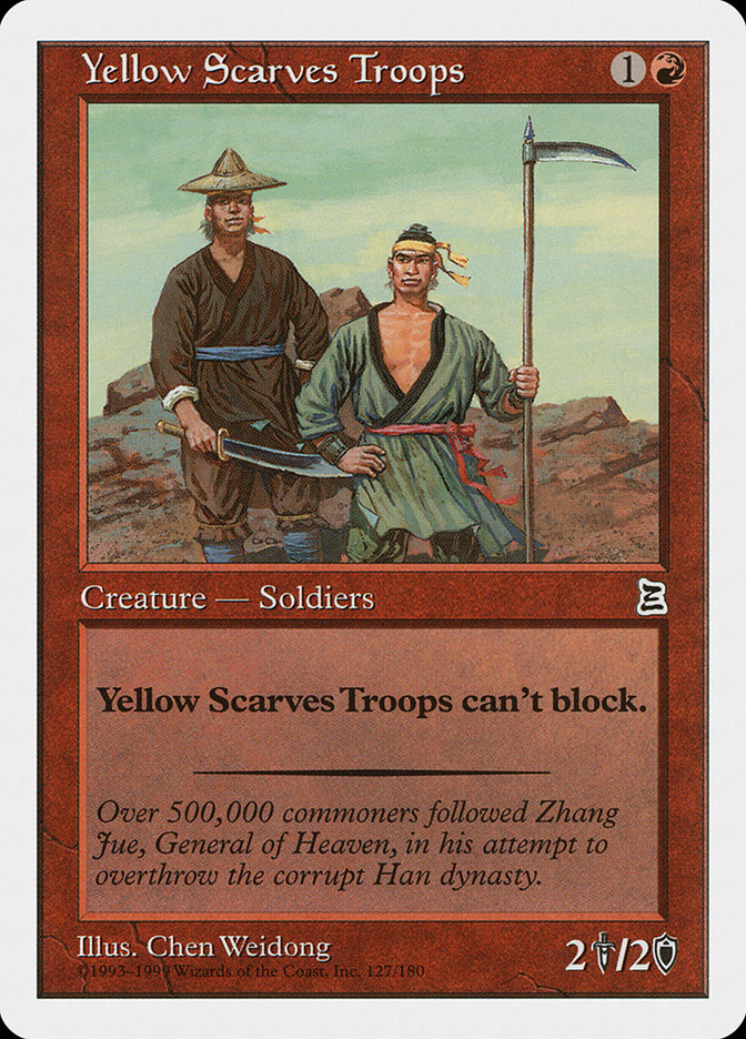 Yellow Scarves Troops [Portal Three Kingdoms] | GrognardGamesBatavia