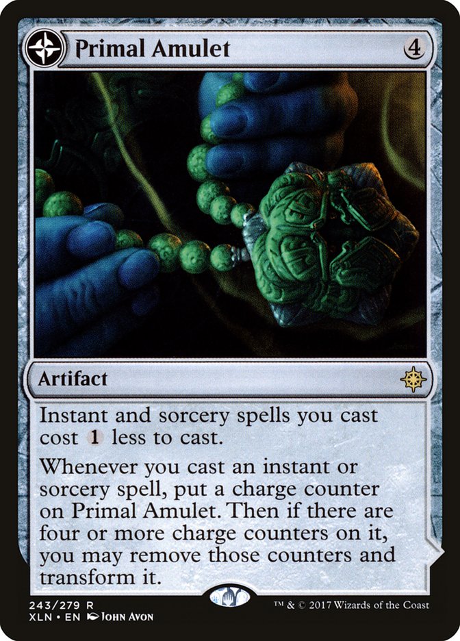 Primal Amulet // Primal Wellspring [Ixalan] | GrognardGamesBatavia