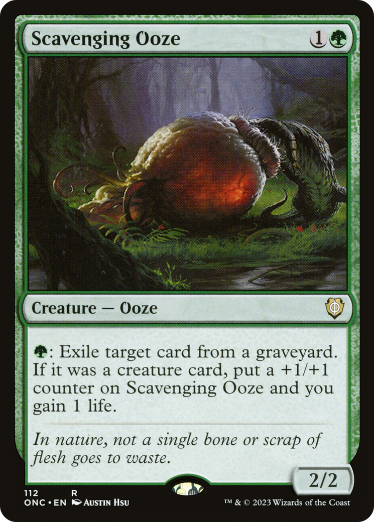 Scavenging Ooze [Phyrexia: All Will Be One Commander] | GrognardGamesBatavia