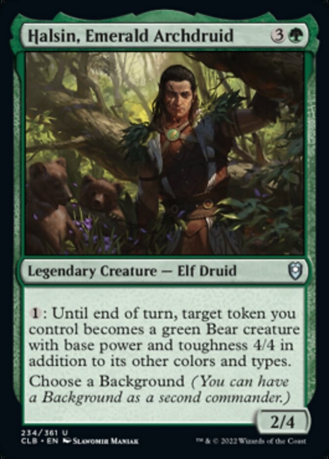 Halsin, Emerald Archdruid [Commander Legends: Battle for Baldur's Gate] | GrognardGamesBatavia