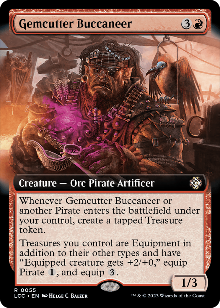 Gemcutter Buccaneer (Extended Art) [The Lost Caverns of Ixalan Commander] | GrognardGamesBatavia