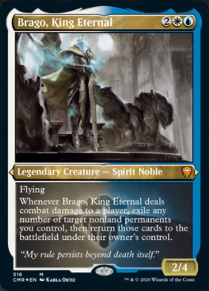 Brago, King Eternal (Etched) [Commander Legends] | GrognardGamesBatavia