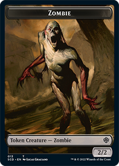 Zombie // Zombie Army Double-Sided Token [Starter Commander Decks] | GrognardGamesBatavia