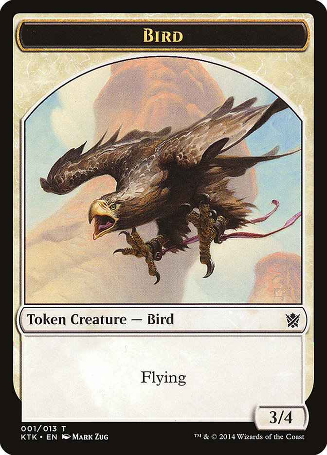 Bird Token [Khans of Tarkir Tokens] | GrognardGamesBatavia