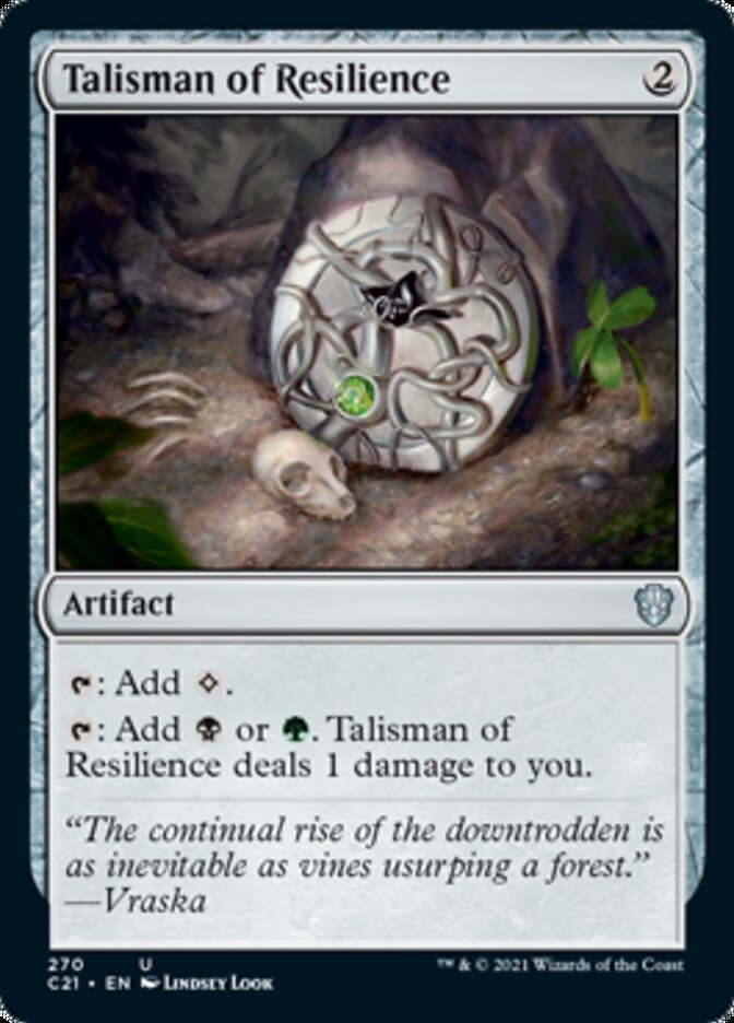 Talisman of Resilience [Commander 2021] | GrognardGamesBatavia