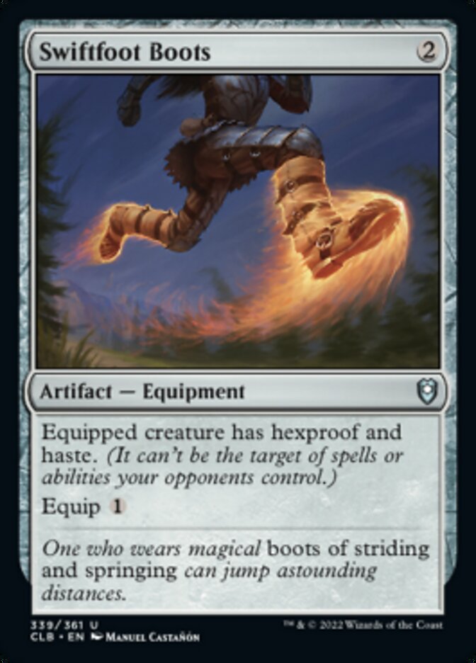 Swiftfoot Boots [Commander Legends: Battle for Baldur's Gate] | GrognardGamesBatavia