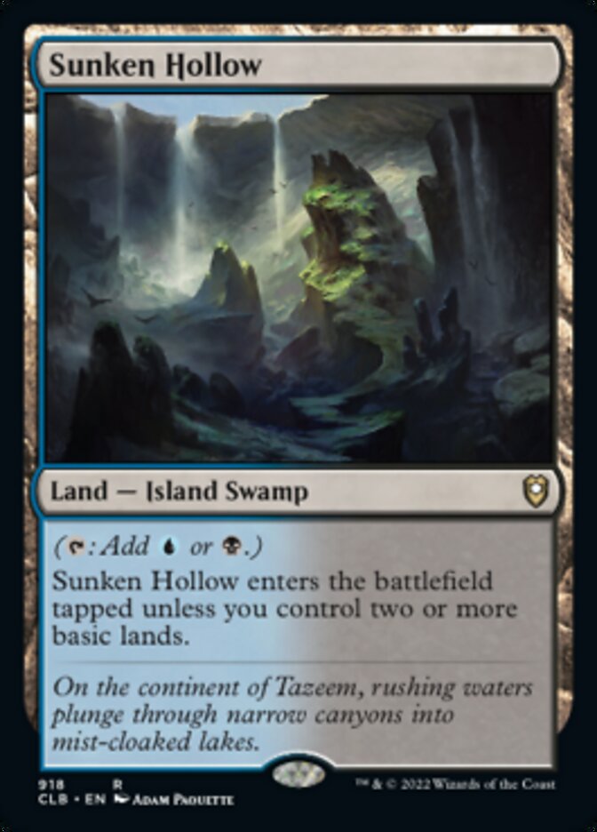 Sunken Hollow [Commander Legends: Battle for Baldur's Gate] | GrognardGamesBatavia