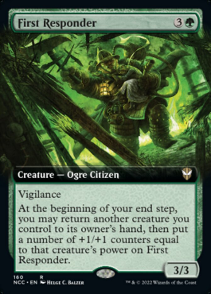 First Responder (Extended Art) [Streets of New Capenna Commander] | GrognardGamesBatavia