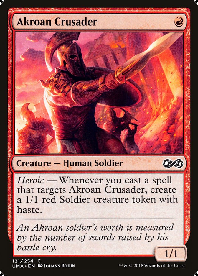 Akroan Crusader [Ultimate Masters] | GrognardGamesBatavia