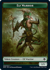 Bird Illusion // Elf Warrior Double-Sided Token [Game Night: Free-for-All Tokens] | GrognardGamesBatavia