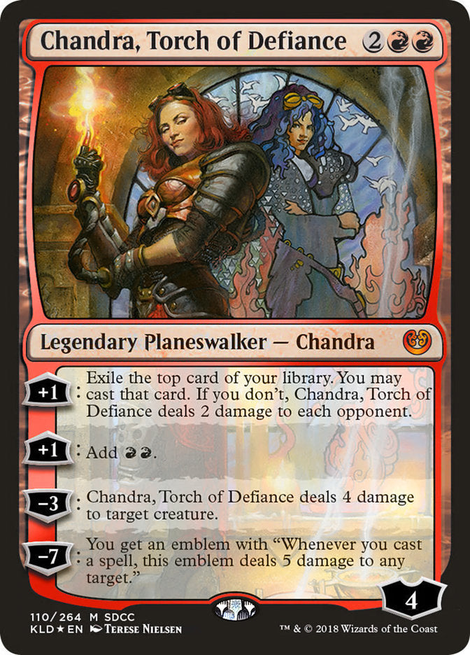 Chandra, Torch of Defiance [San Diego Comic-Con 2018] | GrognardGamesBatavia