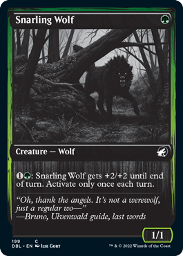 Snarling Wolf (199) [Innistrad: Double Feature] | GrognardGamesBatavia