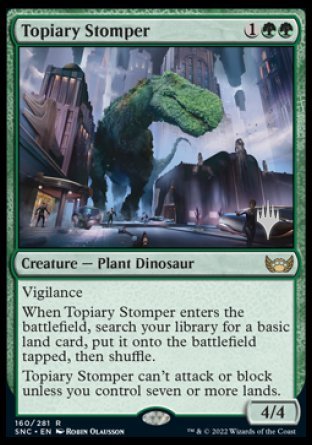Topiary Stomper (Promo Pack) [Streets of New Capenna Promos] | GrognardGamesBatavia