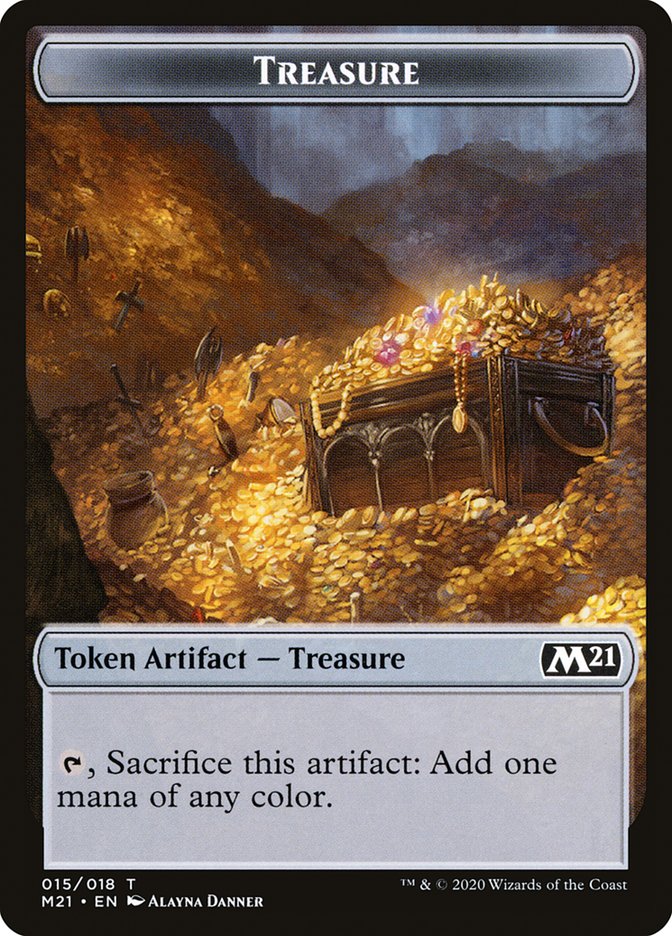 Treasure Token [Core Set 2021 Tokens] | GrognardGamesBatavia