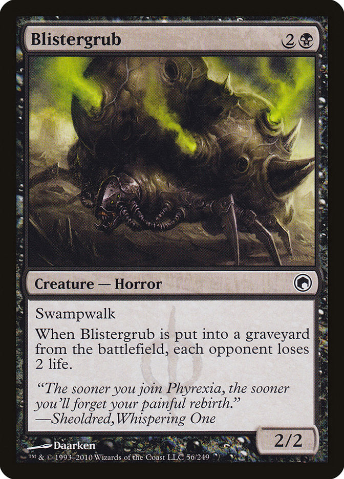 Blistergrub [Scars of Mirrodin] | GrognardGamesBatavia