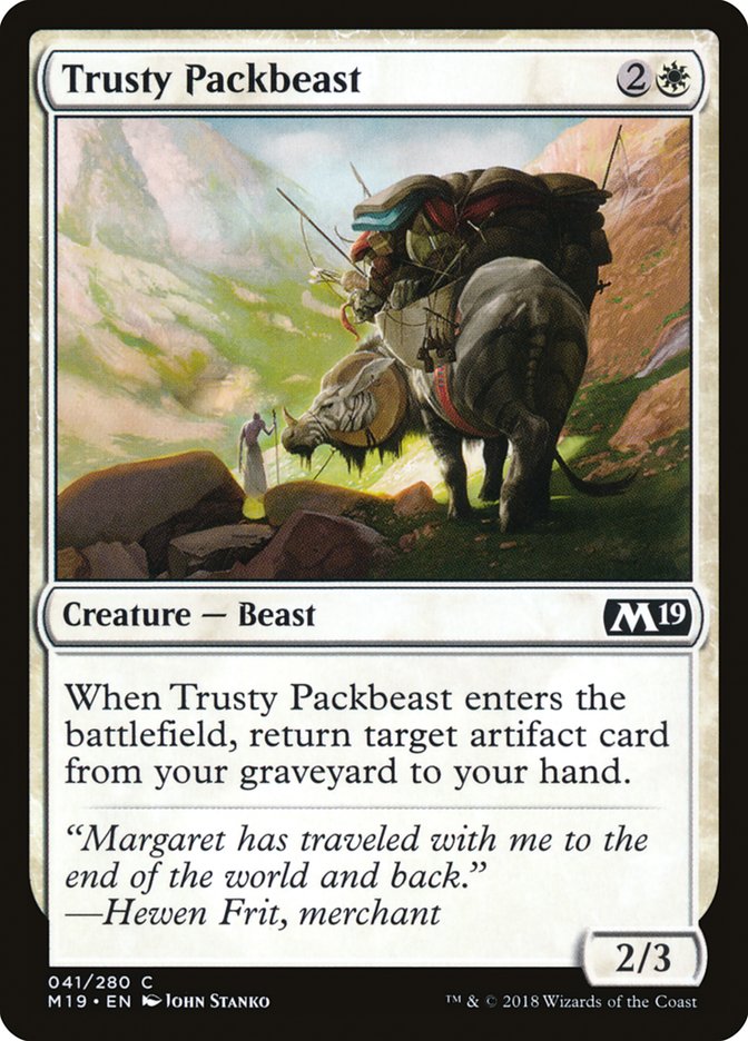 Trusty Packbeast [Core Set 2019] | GrognardGamesBatavia