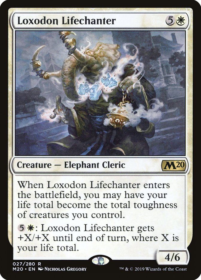 Loxodon Lifechanter [Core Set 2020] | GrognardGamesBatavia