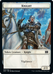 Elemental // Knight Double-Sided Token [Double Masters 2022 Tokens] | GrognardGamesBatavia